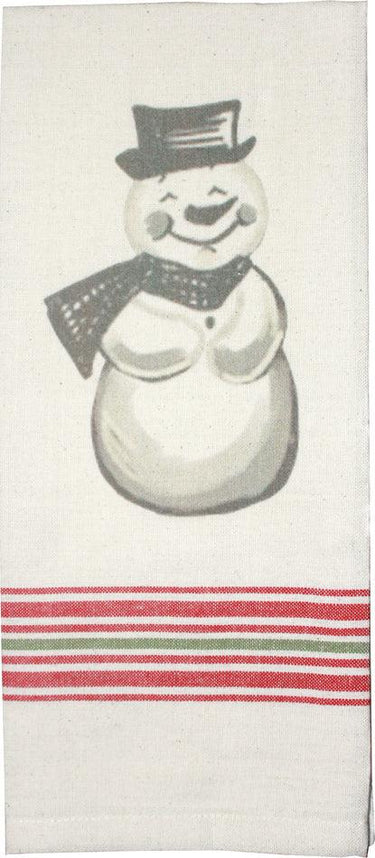 Holiday Grain Sack Cream, Red, Grn towel ET064019 - The Fox Decor